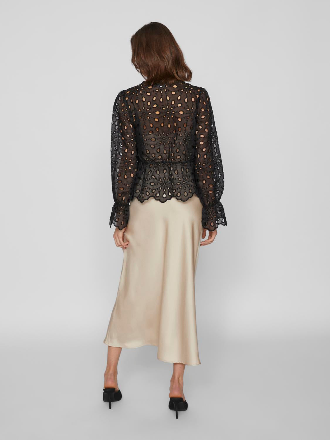 VIELLETTE midi Skirt - Cement