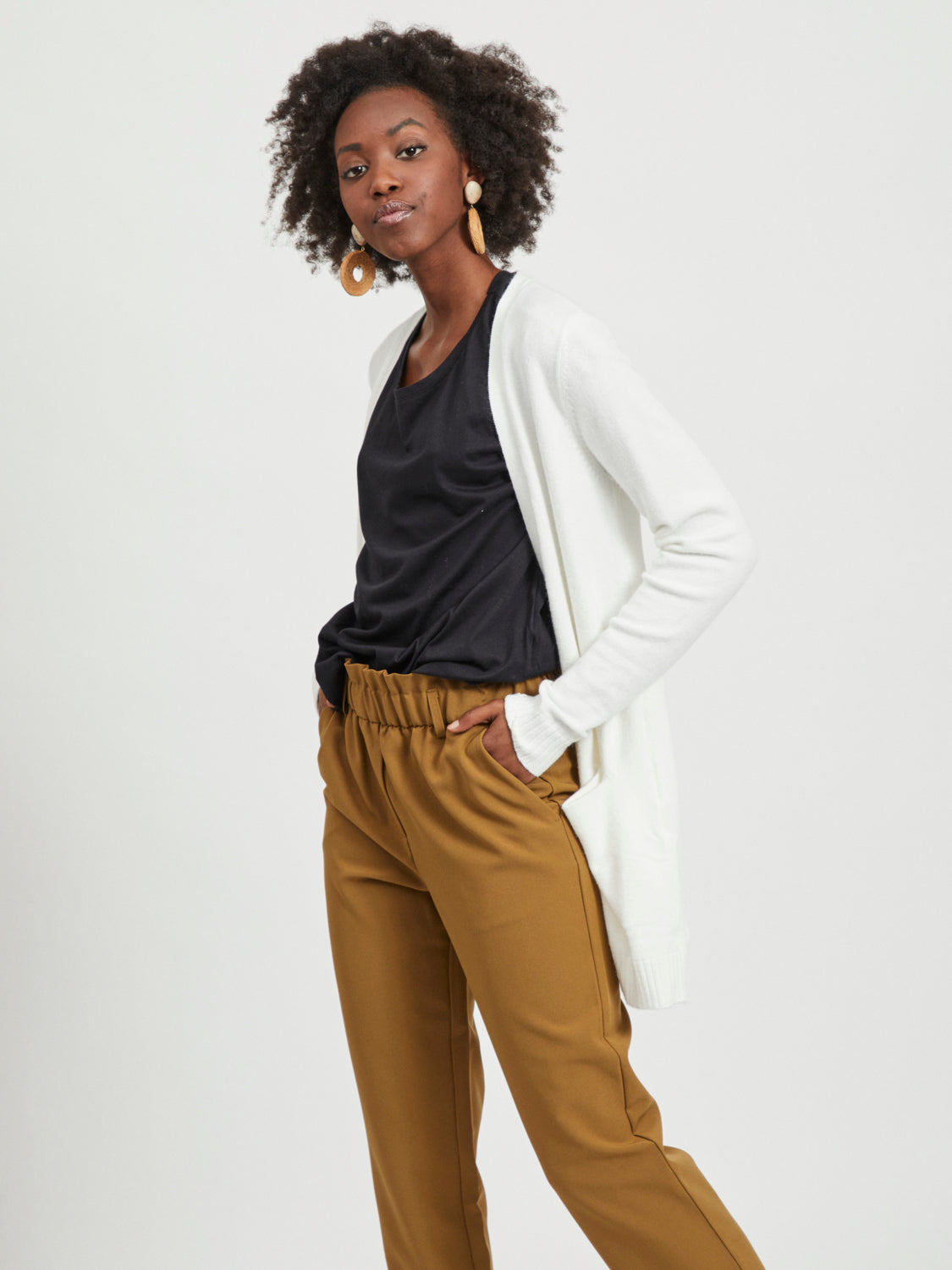 VIRIL Cardigan - White Alyssum